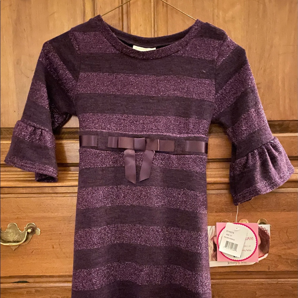 Jenny & Me GIrl’s Size 12 Purple Dress - NWT